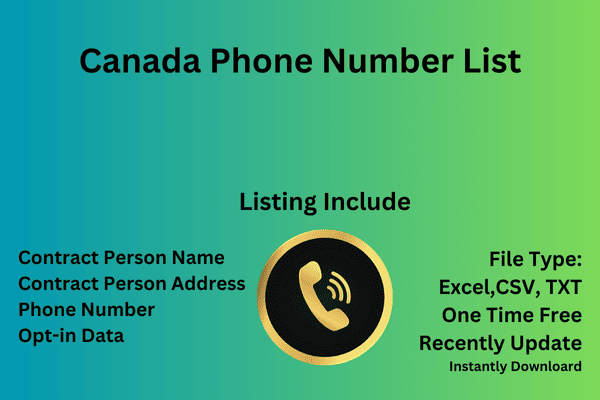 Canada phone number list