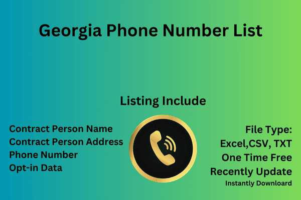 Georgia phone number list