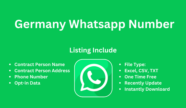 Germany whatsapp number list​