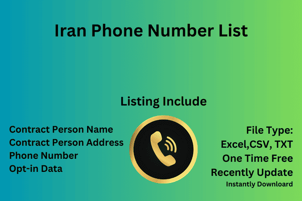 Iran phone number list​