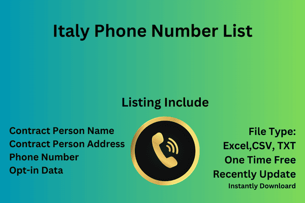 Italy phone number list