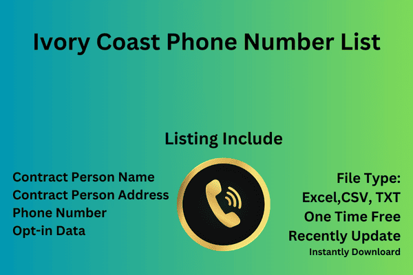 Ivory coast phone number list