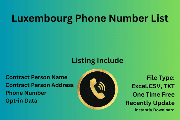 Luxembourg phone number list