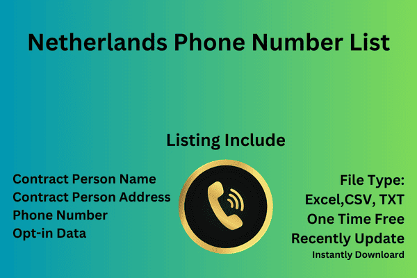 Netherlands phone number list