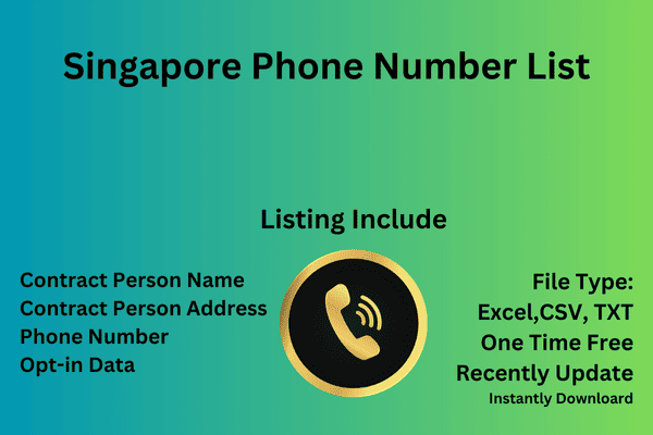 Singapore Phone Number List